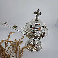 Кадильниця під срібло для дому велика (Греція)