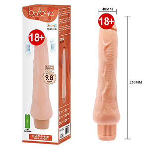 Фалоїмітатор із вібрацією 25 х 4 см BARBARA DRYAD від BAILE реалістичний вібратор великий