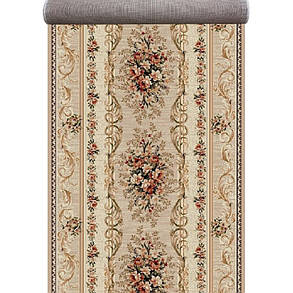 Килим 2,50*3,50 бежевий класичний з квітами LOTOS 535/106, фото 4