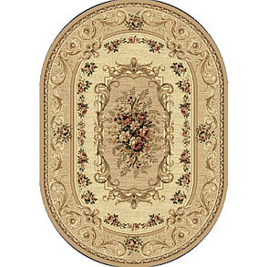 Килим 2,50*3,50 бежевий класичний з квітами LOTOS 535/106, фото 3