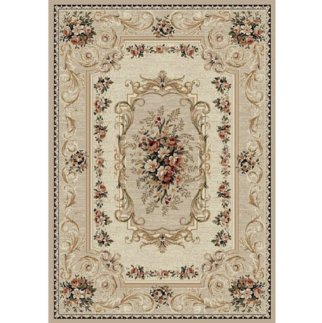Килим 1,50*2,30 бежевий з квітами Lotos 535/106, фото 1