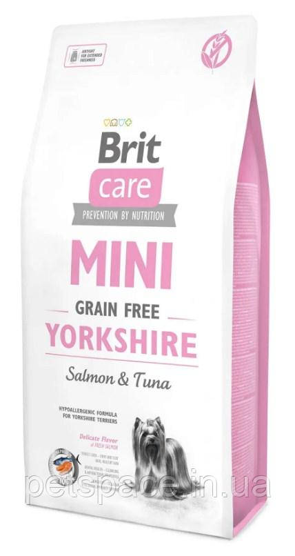 Корм Brit Care GF Mini yorkshire (Бріт Кеа для собак породи Йоркширський тер'єр) 7кг.