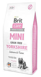 Корм Brit Care GF Mini yorkshire (Бріт Кеа для собак породи Йоркширський тер'єр) 7кг.