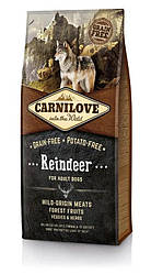 Сухий корм Carnilove Raindeer(Карнілав м'ясо північного оленя для дорослих собак всіх порід), 12кг.