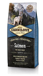 Сухий корм Carnilove Salmon Adult (Карнілав лосось для дорослих собак всіх порід), 12кг.