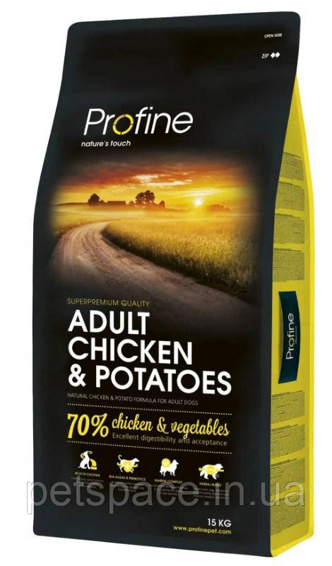 Корм Profine Adult Chicken (Профайн для дорослих собак з куркою), 15кг.