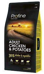 Корм Profine Adult Chicken (Профайн для дорослих собак з куркою), 15кг.