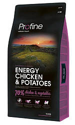 Корм Profine Energy Chicken (Профайн для дорослих активних собак з куркою), 15кг.