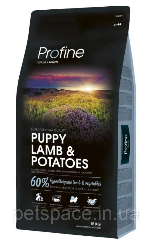 Корм Profine Puppy Lamb (Профайн для цуценят з ягням), 15кг.
