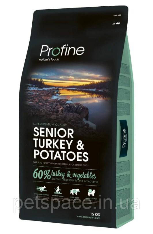 Корм Profine Senior Turkey (Профайн для собак похилого віку з індичкою), 15кг.