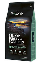 Корм Profine Senior Turkey (Профайн для собак похилого віку з індичкою), 15кг.