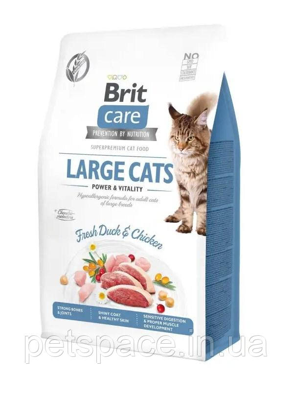 Корм Brit Care Large cats Power & Vitality (Бріт Кеа для котів великих порід) 7кг, фото 1