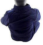 Спортивний костюм дитячий Туреччина 1 рік з флісом теплий трикотажний для дівчинки темно-синій (КДМ47), фото 4