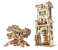 Механический деревянный 3D конструктор-пазл Ugears модель «Башня-Аркбаллиста»