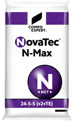 Добриво для газону Compo Expert NovaTec N-Max NPK 24-5-5+Me 25 кг