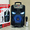 Kimiso QS-5805 8" Бездротова портативна bluetooth колонка — валіза з караоке, фото 4
