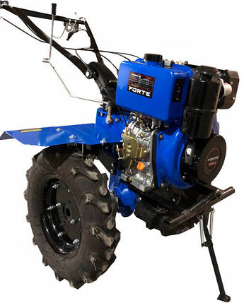 Культиватор дизельний Forte 1350Е-3, колеса 12", 9 л.с (синій), фото 1