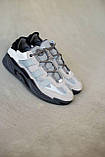 Кросівки чоловічі Adidas Niteball Grey Black сірі демісезонні шкіряні стильні адідас найтбол, фото 4