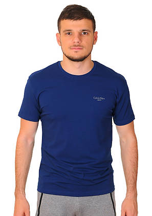 Футболка чоловіча Calvin Klein 24-718-0 (24-B718-0) індиго S, фото 3
