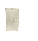 Чохол-книжка "розтяжки з розхлопом" 5,0" WHITE
