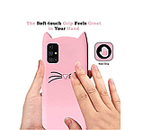 3D Чохол для Samsung Galaxy А71 (SM-A715F) Котик з вушками і вусиками, фото 7