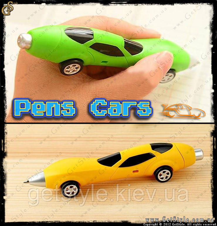 Кулькова ручка-машинка — "Pens Cars" — 2 шт.