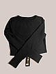 Жіночий костюм в рубчик мод№ 2599 чорний, фото 2