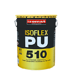 Ізофлекс ПУ 510 / Isoflex PU 510 - поліуретанова гідроізоляція (біла) уп. 6 кг