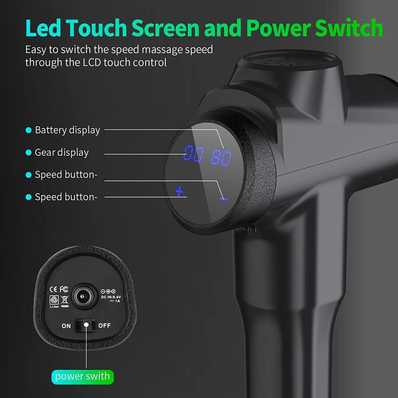 Купить Масажний пістолет / Масажер для тіла / Массажный пистолет