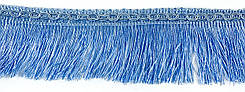 Бахрома блакитна 6 см (Для штор, декору)