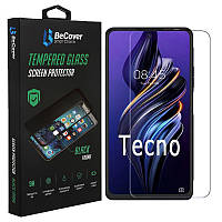 Защитное стекло BeCover для Tecno POVA Neo 2 (LG6n) Crystal Clear Glass 3D (708551)