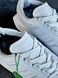 Кросівки чоловічі Adidas Retropy E5 Triple White білий шкіряні демісезонні модні стильні молодіжні, фото 9