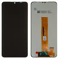 Дисплей для Samsung A022F Galaxy A02, M022 Galaxy M02, M127 Galaxy M12, черный, TFT, без рамки