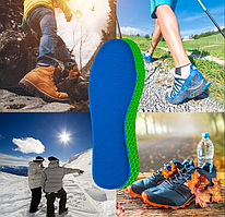 Устілки для взуття з пам'яттю амортизувальні COCCINE COMFORT SPORT 35-44