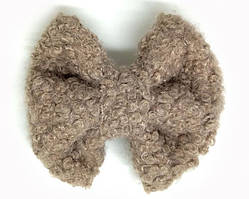 Заколка для волосся Бант Тедді темно-бежевий