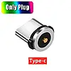 Магнітний конектор для кабелю зарядки, тип Lightning, Type-C або Micro-USB / Конектор-адаптер для кабелю, 1шт, фото 7