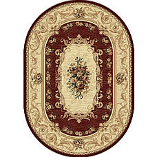 Килим 2,50*3,50 червоний з квітами LOTOS 535/210, фото 3