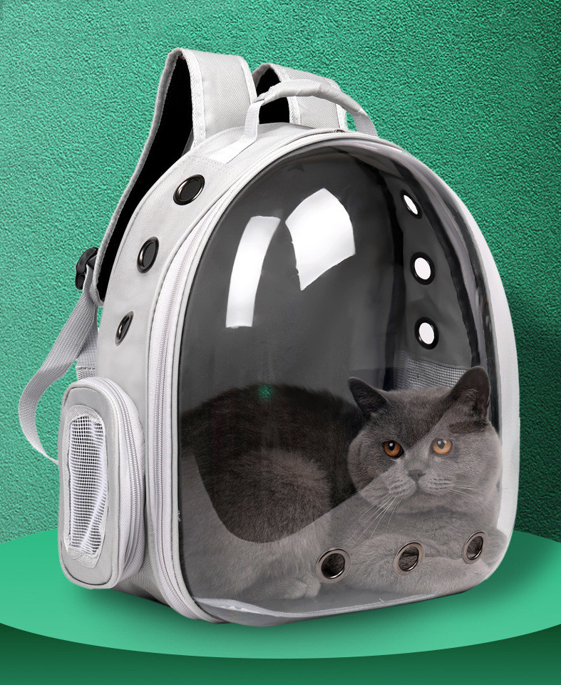 Рюкзак переноска Pet Cat для домашних животных (кошек, собак, кроликов, птиц) ( код: IBH007S1 ) - фото 9 - id-p1796832620
