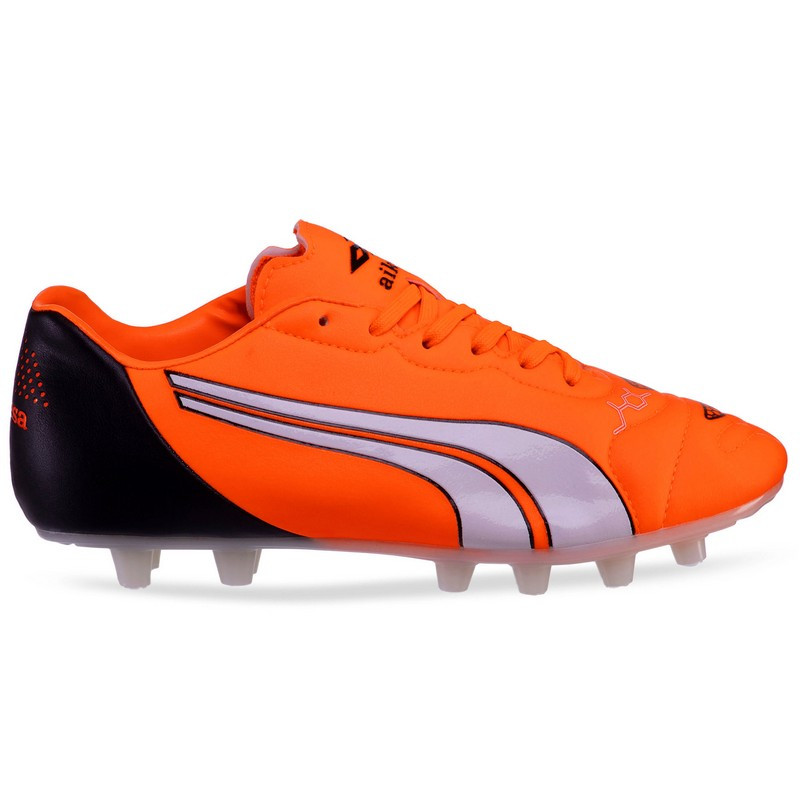 Бутси футбольні Zelart Aikesa 588 розмір 39 Orange-Black, фото 1