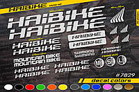 HAIBIKE комплект наклейок на велосипед +вилка. УСІ КОЛЬОРИ ДОСТУПНІ!