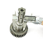 Вал вихідний коробки редуктора КПП ATV 200 35 зуба, фото 5