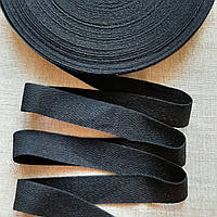 Киперная лента-тесьма 2 см черная