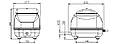 Мембранний компресор аератор для ставка водойми септика УЗВ Secoh JDK-50 Повітродувка для септика RX, фото 4
