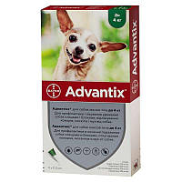 Advantix (Адвантикс) by Bayer Animal — Краплі від бліх і кліщів для собак (1 піпетка) до 4 кг