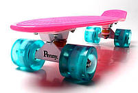 Penny Board Pink Світяться колеса, фото 3