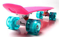 Penny Board Pink Світяться колеса, фото 4