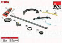 К-кт цепи ГРМ (Цепь+звездочки+натяжник+лыжи) Toyota Yaris 1.3 05- TCK82 FAI AUTOPARTS