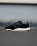 Кросівки чоловічі Adidas Retropy E5 Core Black чорний шкіра демісезонні модні стильні молодіжні, фото 2
