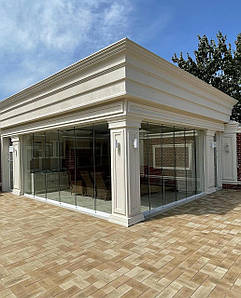 Безрамне розувне скління альтанки