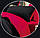 Постільна білизна тенцель Crown Black Red євро 200х220, фото 2